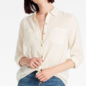 NWT Lucky Brand Boyfriend Button Down Shirt